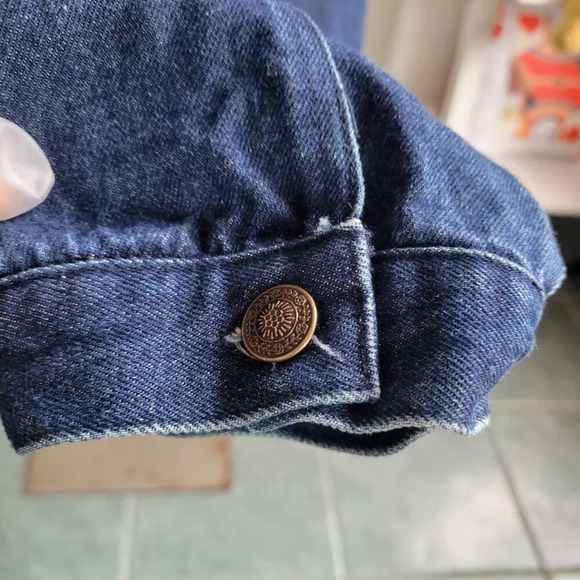 VENEZIA Medium Blue Cotton Denim Women’s Jacket (Plus Size: 1X) - Picture 6 of 14